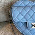 CHANEL Handbag 22S CC In Love Blue Lambskin Quilted Large Heart Bag LGHW -Knockoff
