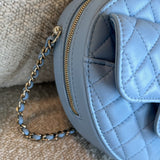 CHANEL Handbag 22S CC In Love Blue Lambskin Quilted Large Heart Bag LGHW -Knockoff
