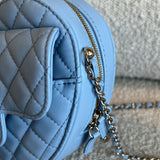 CHANEL Handbag 22S CC In Love Blue Lambskin Quilted Large Heart Bag LGHW -Knockoff
