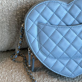 CHANEL Handbag 22S CC In Love Blue Lambskin Quilted Large Heart Bag LGHW -Knockoff
