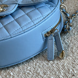 CHANEL Handbag 22S CC In Love Blue Lambskin Quilted Large Heart Bag LGHW -Knockoff
