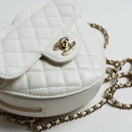 CHANEL Handbag 22S CC In Love White Lambskin Quilted Large Heart Bag LGHW -Knockoff
