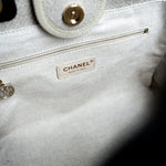 CHANEL Handbag 22S Dark Beige Deauville Shopping Bag Small Light Gold Hardware -Knockoff
