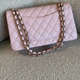 CHANEL Handbag 22S Light Pink Caviar Quilted Classic Flap Medium LGHW -Knockoff
