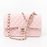 CHANEL Handbag 22S Light Pink Caviar Quilted Classic Flap Medium LGHW -Knockoff
