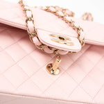 CHANEL Handbag 22S Light Pink Caviar Quilted Classic Flap Medium LGHW -Knockoff
