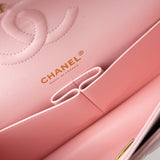 CHANEL Handbag 22S Light Pink Caviar Quilted Classic Flap Medium LGHW -Knockoff
