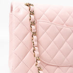 Chanel 22S Light Pink Caviar Quilted Classic Flap Medium LGHW -Knockoff
