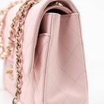 Chanel 22S Light Pink Caviar Quilted Classic Flap Medium LGHW -Knockoff
