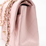 Chanel 22S Light Pink Caviar Quilted Classic Flap Medium LGHW -Knockoff
