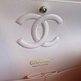 CHANEL Handbag 22S Light Pink Caviar Quilted Classic Flap Medium LGHW -Knockoff
