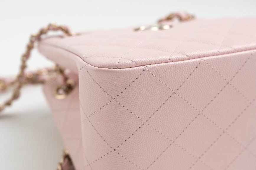 CHANEL Handbag 22S Light Pink Caviar Quilted Mini Bucket Bag LGHW -Knockoff
