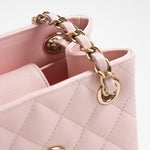 CHANEL Handbag 22S Light Pink Caviar Quilted Mini Bucket Bag LGHW -Knockoff
