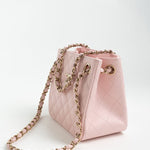 CHANEL Handbag 22S Light Pink Caviar Quilted Mini Bucket Bag LGHW -Knockoff
