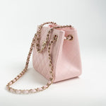 CHANEL Handbag 22S Light Pink Caviar Quilted Mini Bucket Bag LGHW -Knockoff
