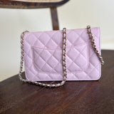 CHANEL Handbag 22S LIGHT PINK CAVIAR QUILTED WALLET ON CHAIN GHW (WOC) -Knockoff
