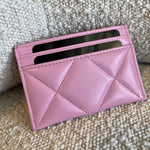 CHANEL Handbag 22S Pink 19 Flap Card Holder -Knockoff
