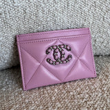 CHANEL Handbag 22S Pink 19 Flap Card Holder -Knockoff
