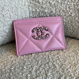 CHANEL Handbag 22S Pink 19 Flap Card Holder -Knockoff
