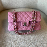 CHANEL Handbag 22S Pink Caviar Quilted Classic Flap Small LGHW -Knockoff
