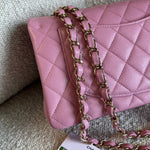 CHANEL Handbag 22S Pink Caviar Quilted Classic Flap Small LGHW -Knockoff
