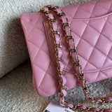 CHANEL Handbag 22S Pink Caviar Quilted Classic Flap Small LGHW -Knockoff
