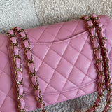 CHANEL Handbag 22S Pink Caviar Quilted Classic Flap Small LGHW -Knockoff
