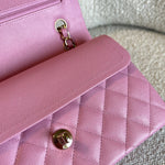 CHANEL Handbag 22S Pink Caviar Quilted Classic Flap Small LGHW -Knockoff
