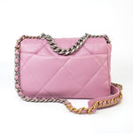 CHANEL Handbag 22S Pink Lambskin Quilted 19 Small Reverse Mixed Hardware -Knockoff
