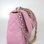 CHANEL Handbag 22S Pink Lambskin Quilted 19 Small Reverse Mixed Hardware -Knockoff
