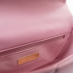 CHANEL Handbag 22S Pink Lambskin Quilted 19 Small Reverse Mixed Hardware -Knockoff
