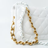 CHANEL Handbag 22S White Lambskin Quilted Wallet on Chain (WOC) -Knockoff
