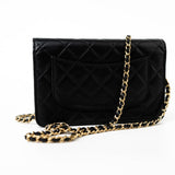 CHANEL Handbag 23C Black Lambskin Quilted Cruise Heart Wallet on Chain (WOC) LGHW -Knockoff
