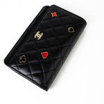 CHANEL Handbag 23C Black Lambskin Quilted Cruise Heart Wallet on Chain (WOC) LGHW -Knockoff
