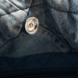 CHANEL Handbag 23P Denim Quilted 22 Small Drawstring Bag -Knockoff
