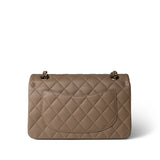 CHANEL Handbag Beige 22A Dark Beige Caviar Quilted Classic Flap Small Light Gold Hardware -Knockoff
