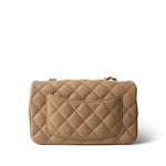 CHANEL Handbag Beige 22C Beige Lambskin Quilted Mini Rectangular Quilted Flap Bag -Knockoff
