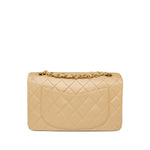 CHANEL Handbag Beige Beige Lambskin Quilted Classic Flap Small Gold Hardware -Knockoff
