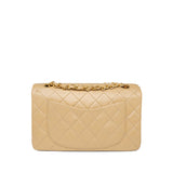 CHANEL Handbag Beige Beige Lambskin Quilted Classic Flap Small Gold Hardware -Knockoff
