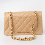 CHANEL Handbag Beige Clair Caviar Quilted Classic Flap Small Gold Hardware -Knockoff
