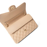 CHANEL Handbag Beige / Classic flap Beige Clair Caviar Quilted Jumbo Classic Flap Gold Hardware -Knockoff
