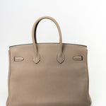 CHANEL Handbag Birkin 35 Gris Tourterelle Veau Togo Leather Palladium Played 2011 O -Knockoff
