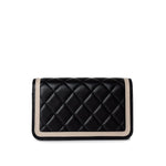 CHANEL Handbag Black 23B Black / Beige O Phone Holder w/ Chain Flap Light Gold Hardware -Knockoff
