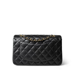 CHANEL Handbag Black Black Caviar Quilted Classic Flap Small -Knockoff
