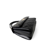 CHANEL Handbag Black Black Lambskin Quilted Trendy CC Small Light Gold Hardware -Knockoff
