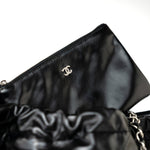 CHANEL Handbag Black Calfskin Quilted 22 Bag Small Aged Silver Hardware -Knockoff
