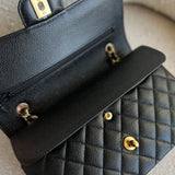 CHANEL Handbag Black Caviar Quilted Classic Flap Medium GHW -Knockoff
