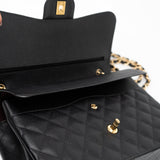 CHANEL Handbag Black Caviar Quilted Jumbo Classic Flap GHW -Knockoff
