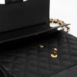 CHANEL Handbag Black Caviar Quilted Jumbo Classic Flap GHW -Knockoff
