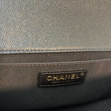 CHANEL Handbag Black Caviar Quilted Old Medium Boy Bag AGHW -Knockoff
